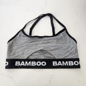 Bamboo Gray Sports Bra